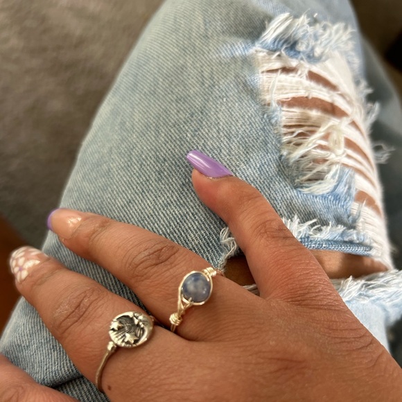 Crystal Wire Rings - Picture 3 of 5